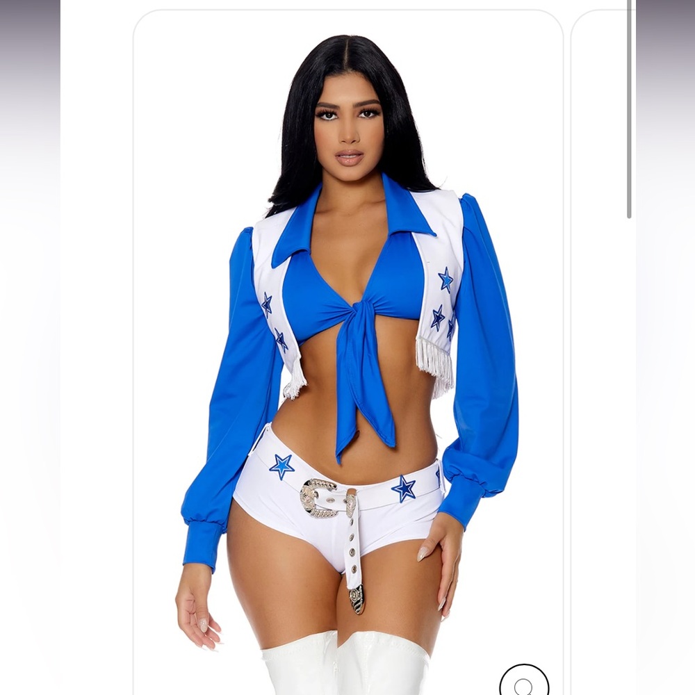 Dallas cowboys cheerleader forplay field star costume
